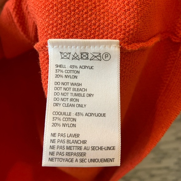 Harlyn orange cotton blend tank top - Picture 3 of 4